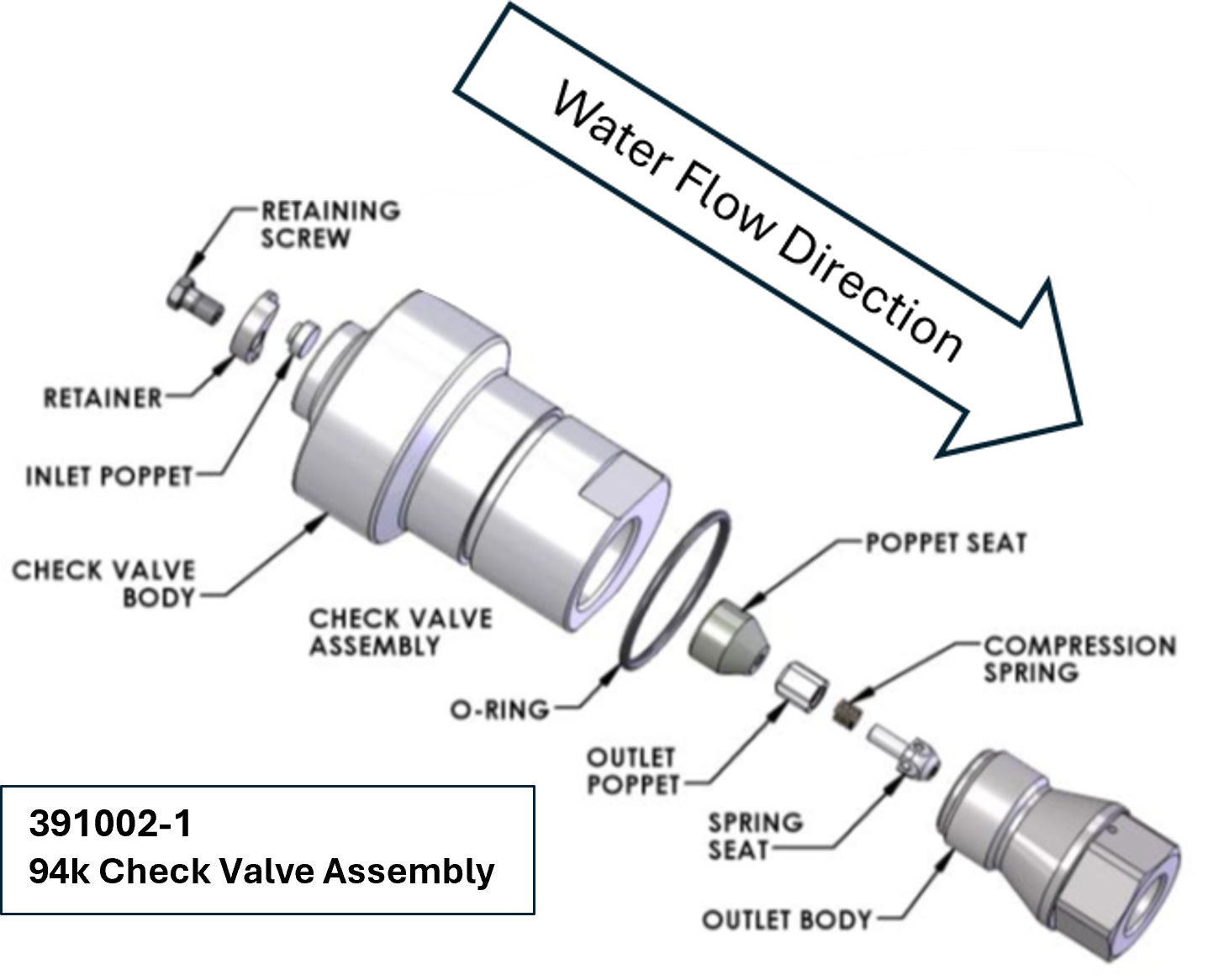 Checksvv Check Valve Assembly – WaterjetParts.com