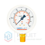 Hydraulic Pressure Gauge 100psi/bar 1/4NPT Bottom