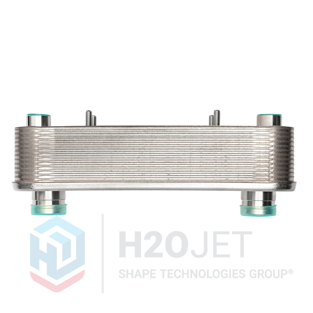 Heat Exchanger,Water/Oil 24 Plate, #16SAE 1/2NPT